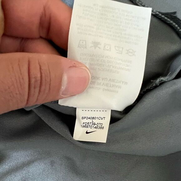 Nike Tour Dri-FIT Golf Polo Black Print Shirt - Picture 6 of 7